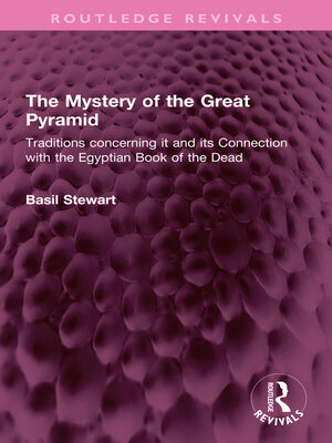 cover image of The Mystery of the Great Pyramid